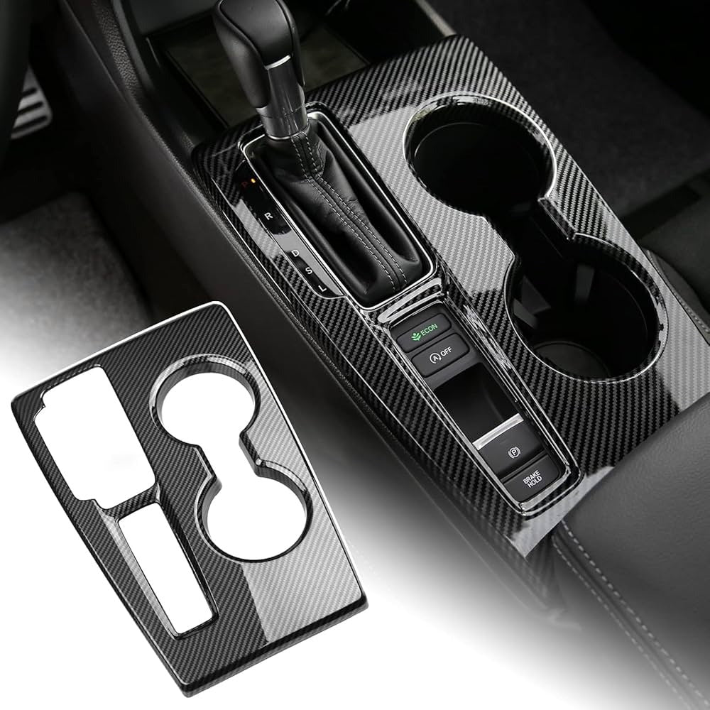 Honda Civic 2022+ Carbon Fiber Center Console Gear Box Panel