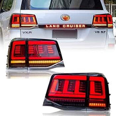 Toyota Land Cruiser FJ200 Lava Style Brake Lamp - Red With Sequential Indicator