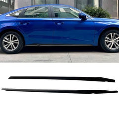 Honda Civic 2022 Glossy Black Aero Style Side Skirts For 11th Gen 2022 2023
