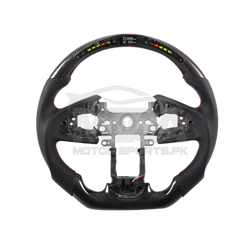 Honda Civic X Carbon Fiber LED Steering Wheel 2016-2020