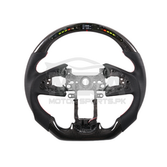 Honda Civic X Carbon Fiber LED Steering Wheel 2016-2020