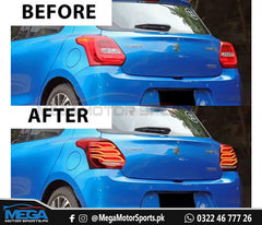 Suzuki Swift 2022 RED LED Taillights For 2022 2023