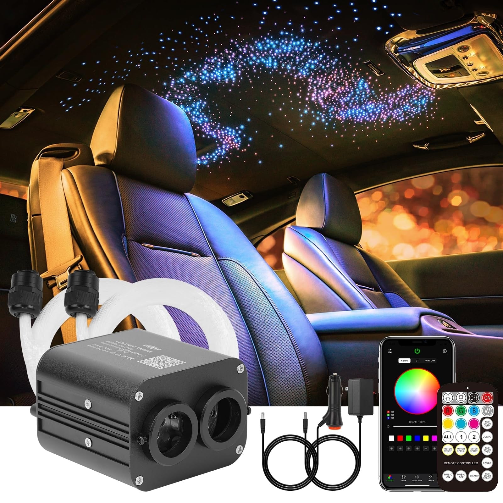 Home & Car Star Light for HeadLiner (800 Star + Shooting Star)