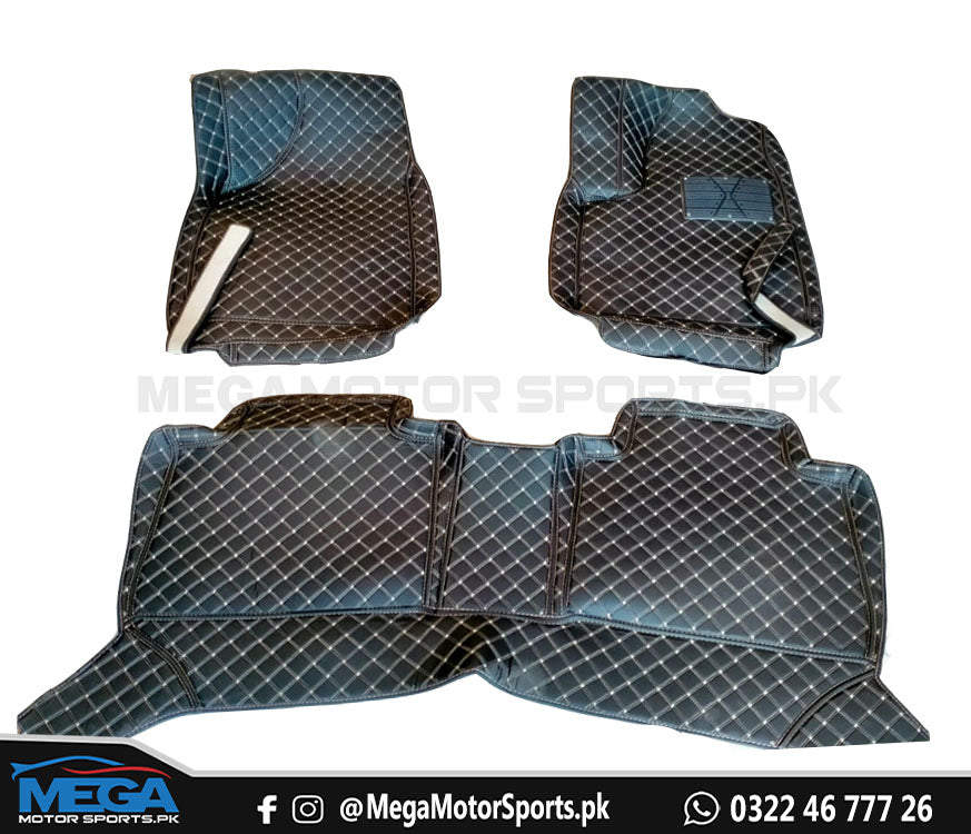 MG HS Black 7D Floor Mat For 2020 2021 2022 2023