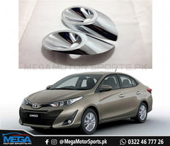 Toyota Yaris Front Fog Light Chrome Housing - Model 2020-2021