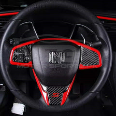 Honda Civic X Red Trims 6 Pieces 2016-2021