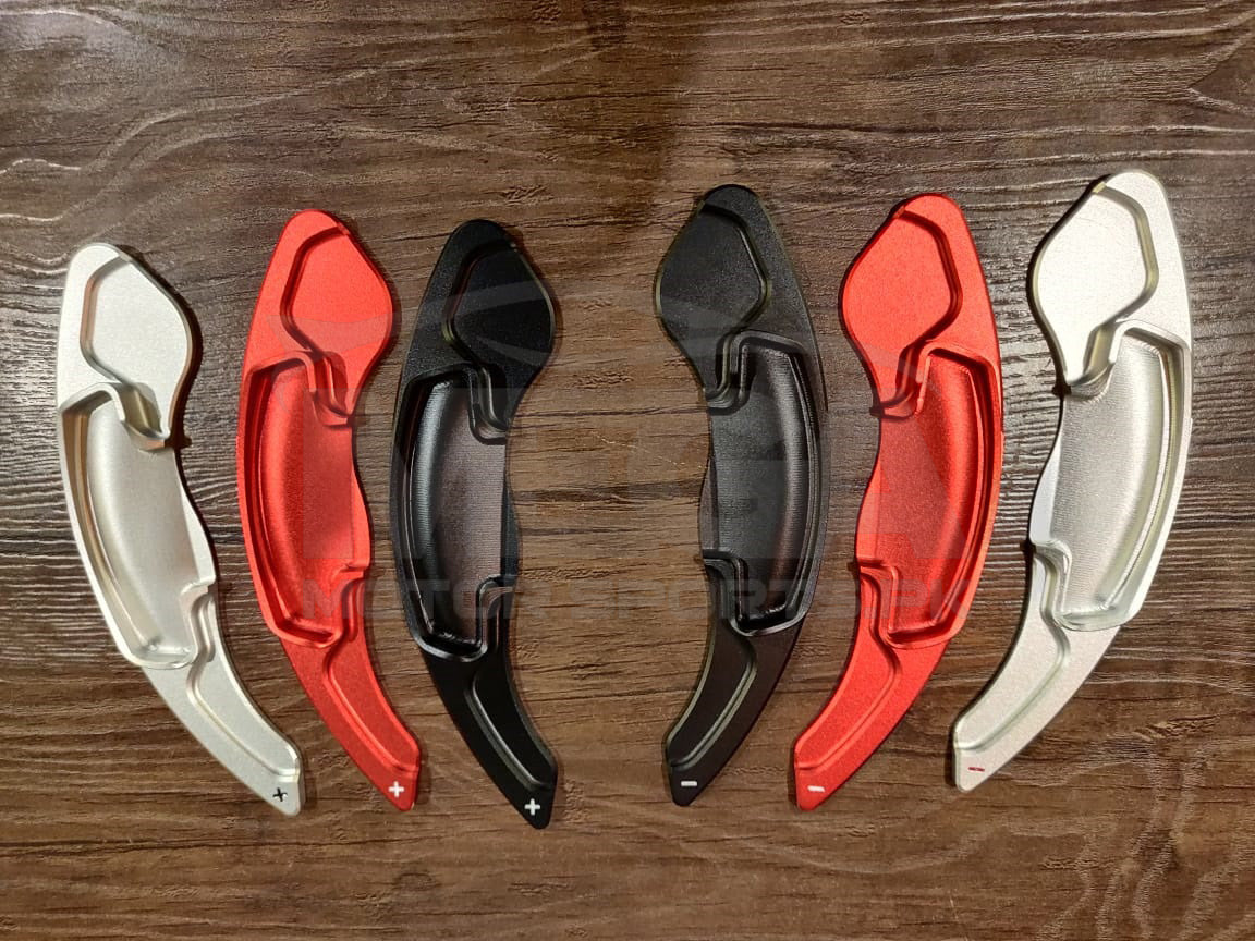 Civic X Silver Paddle Shift Extension For Steering Wheel