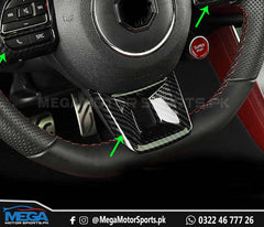 MG HS Carbon Fiber Steering Trim - 1 Pc- For 2020 2021