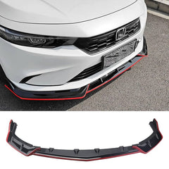 Honda Civic Glossy Black Front Bumper Splitter V1 - One Pc