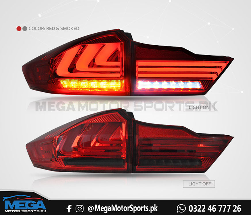 Honda City Lava Style LED Tail lights For 2021 2022