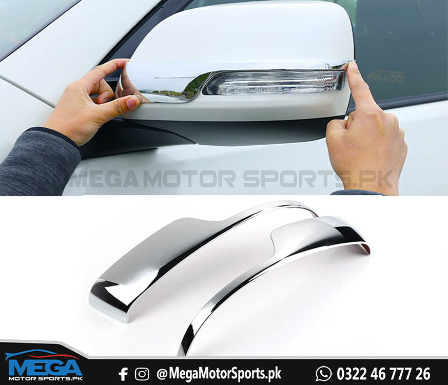 Toyota Prado Side Mirror Chrome Trims Style A Model 2009-2018