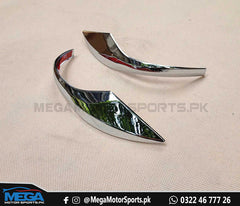 Toyota Corolla Side Mirror Chrome Trims - Model 2014-2021