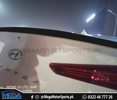 Hyundai Elantra Trunk Lip Spoiler V1 ABS Plastic  2021 - 2024