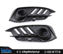 Honda Civic X Fog Lights DRL Cover Mustang Style Model 2016-2020