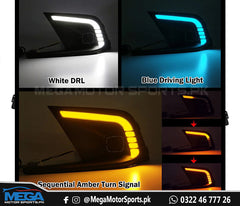 Honda Civic 2022 LED Fog Light DRLs V2 For 11th Generation 2022 2023
