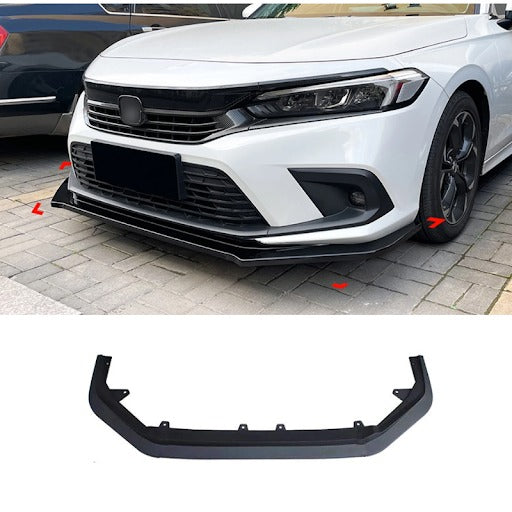 Honda Civic Type R Style Carbon Fiber Front Splitter For 11th Gen 2022 2023