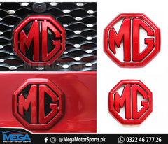 MG HS Red Front and Back Logos For 2020 2021