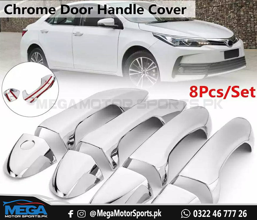 Toyota Corolla Electroplated Chrome Handle Cover Model 2014-2017