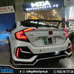 Honda Civic Type R Facelift 2020 Fog Covers (4 Pieces)