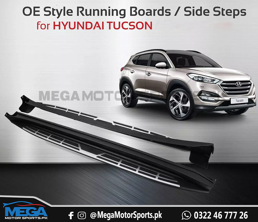 Hyundai Tucson OEM Style New Side Steps For 2020 2021