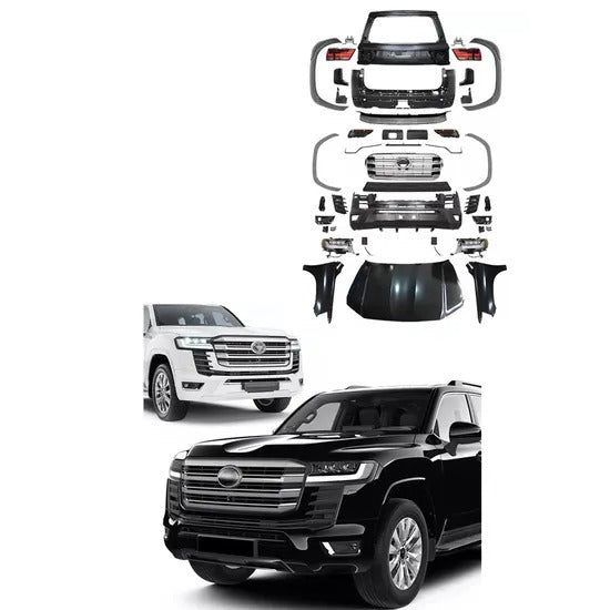 Toyota Land Cruiser Wald Style Body Kit for LC300 Compatible with LC300 original only  Front back over fenders & grill