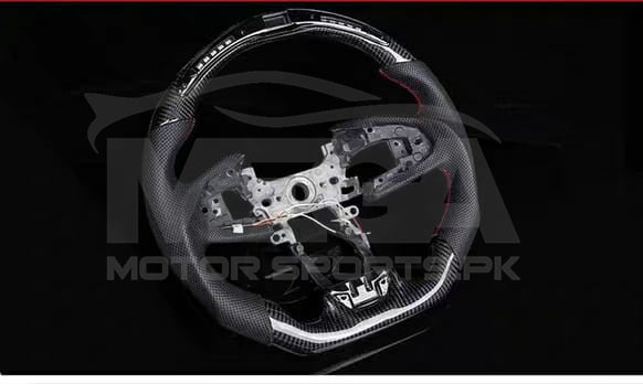 Honda Civic X Carbon Fiber LED Steering Wheel 2016-2020