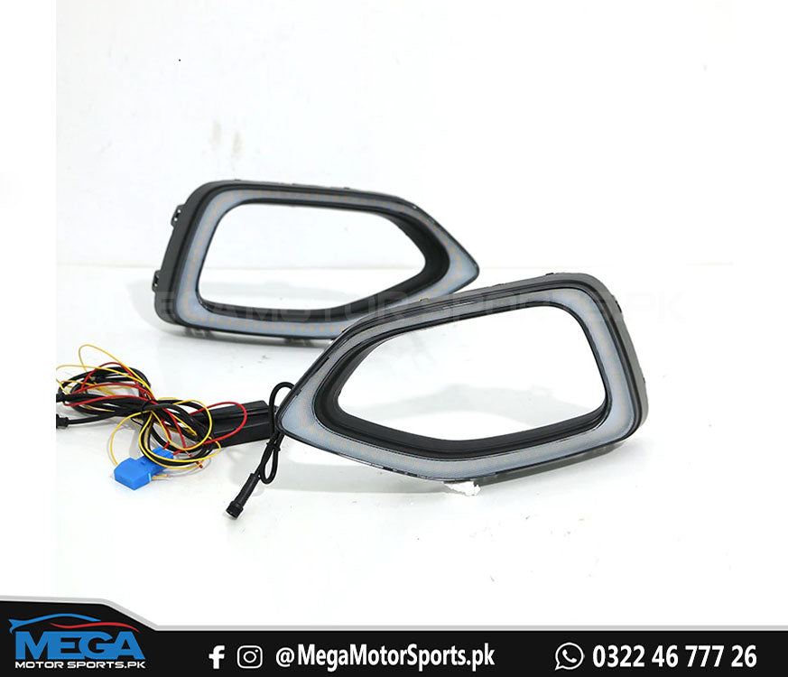 MG HS Front LED DRL Fog Light Cover For 2020 2021
