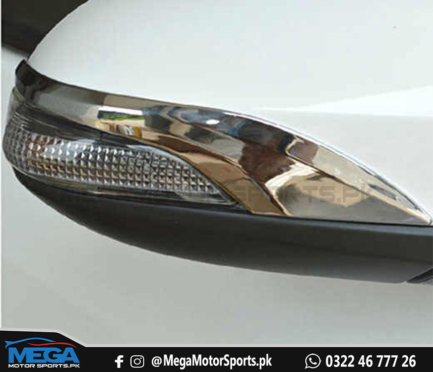 Toyota Corolla Side Mirror Chrome Trims - Model 2014-2021