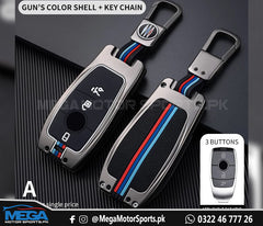 Mercedes Benz E-Class E200 , E260 , E300 ,E320 Metal Key Fob / Key Cover For 2016 - 2020