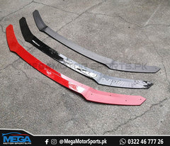 Honda Civic Red Si Splitter For Si Front Bumper