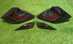 Honda Civic X  Smoke Matrix Style Tail Lights 2016-2021