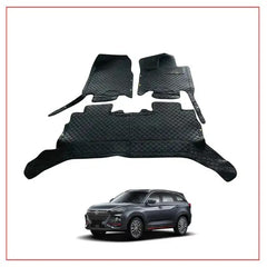 Hyundai Tucson 7D Floor Mats Black With Black Stitch For Models 2010 2021