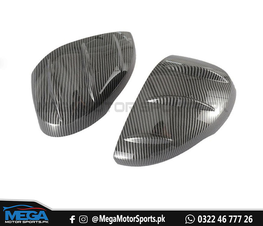 Honda Civic 2022 Carbon Fiber Door Side Mirror Covers V1