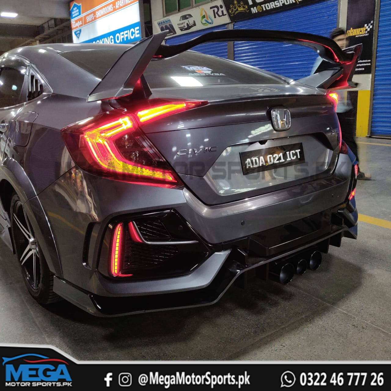 Honda Civic X Type R V2 Body Kit Facelift Conversion | Version 2 Type R Bodykit 2016 - 2021