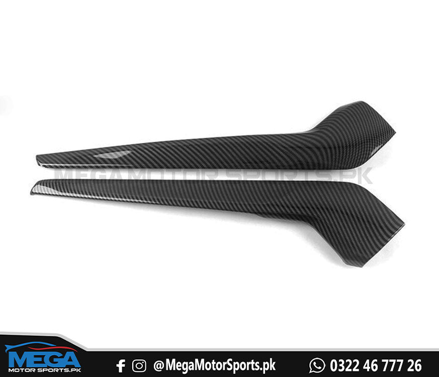 Honda Civic 2022 Carbon Fiber Gear Panel Side Trims For 11th Generation 2022 2023