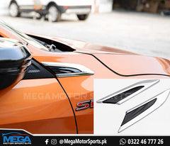 Honda Civic X  Fender Chrome Trim - Model 2016-2020