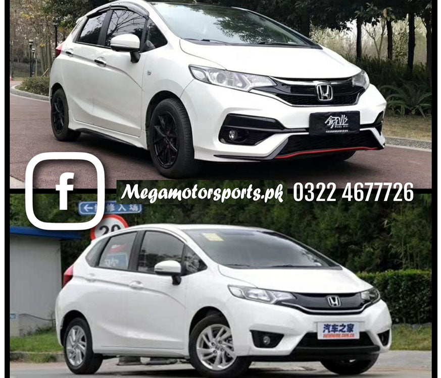 Honda Fit Facelift Bodykit Front , Back Bumper and Grill For Models 2014-2020