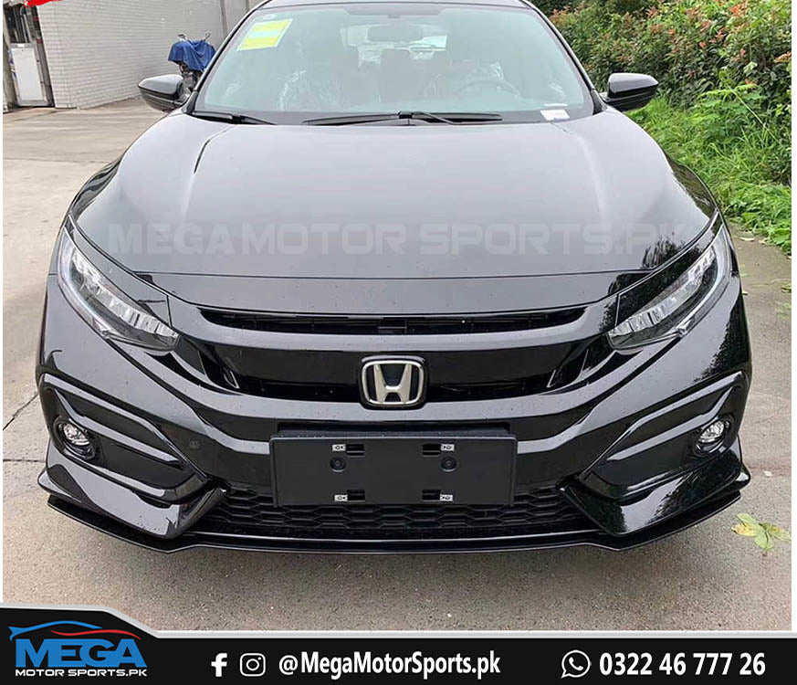 Honda Civic Red Si Splitter For Si Front Bumper