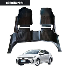 Toyota Corolla Black Carpet Mats  2014-2025