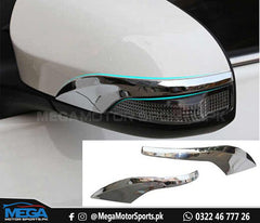 Toyota Corolla Side Mirror Chrome Trims - Model 2014-2021