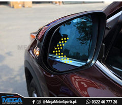 Toyota Fortuner Wide Angle LED Blue Side Mirrors 2017 - 2023
