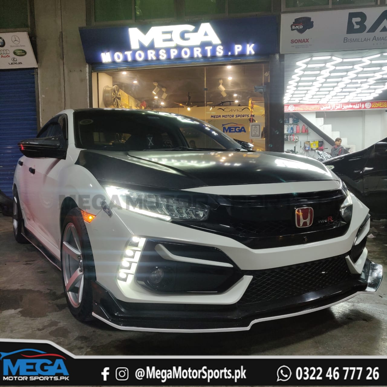 Honda Civic X Type R V2 Body Kit Facelift Conversion | Version 2 Type R Bodykit 2016 - 2021