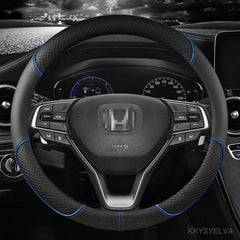 Honda Civic Reborn Carbon Fiber Steering Leather Cover For 2006-2012