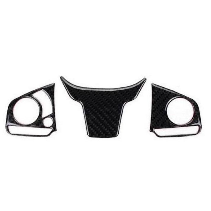 Honda City Carbon Fiber Steering Multimedia Button Trims For 2021 2022