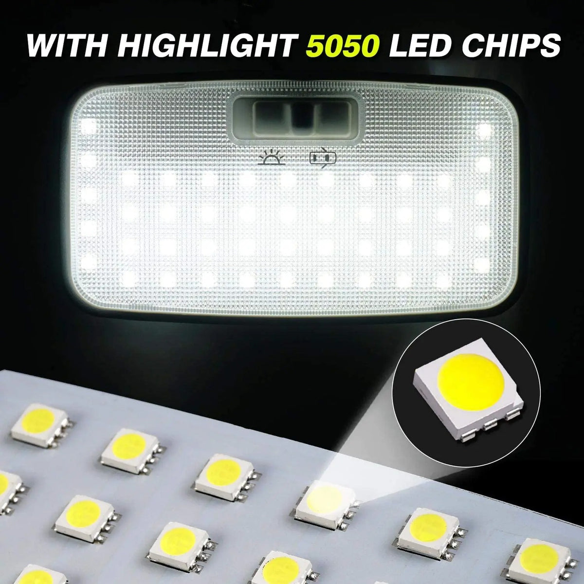 Honda Civic Reborn Interior Roof Reading Led Lights For 2006 - 2012 