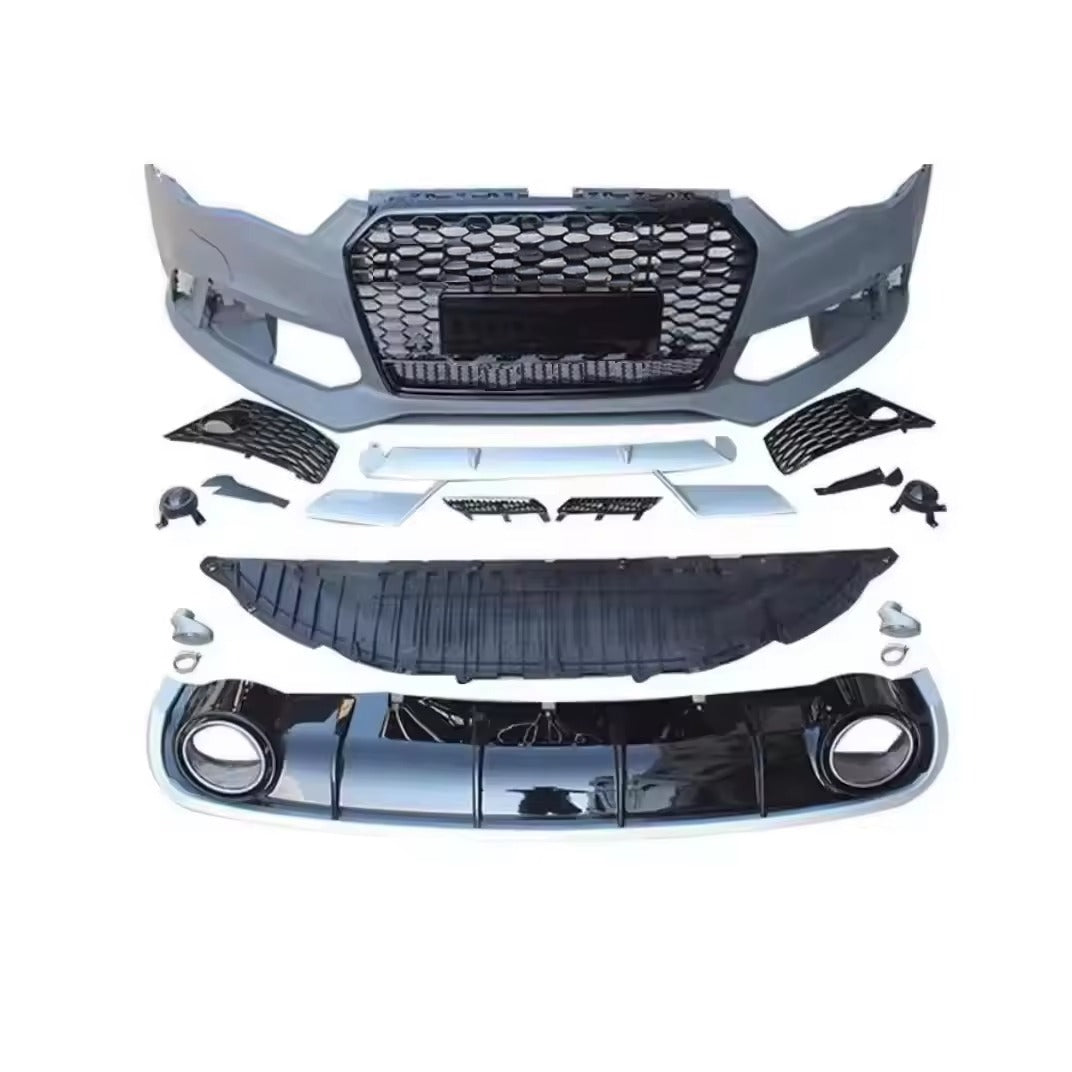 Audi A6 To RS6 Bodykit - Front and Diffuser(optional)
