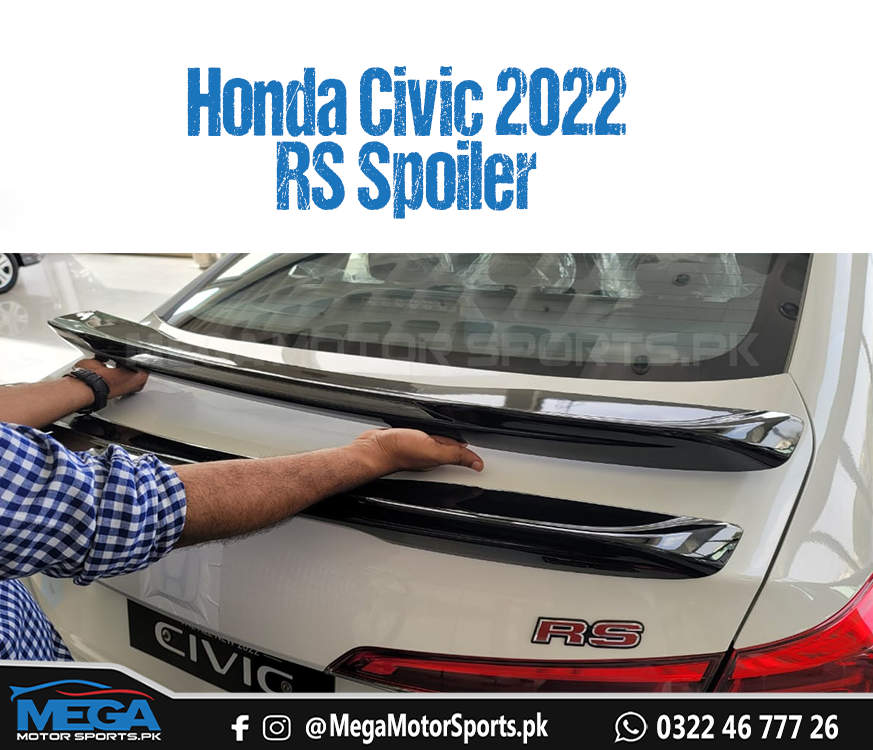 Honda Civic 2022 RS Style Trunk Spoiler For 11th Generation 2022 2023
