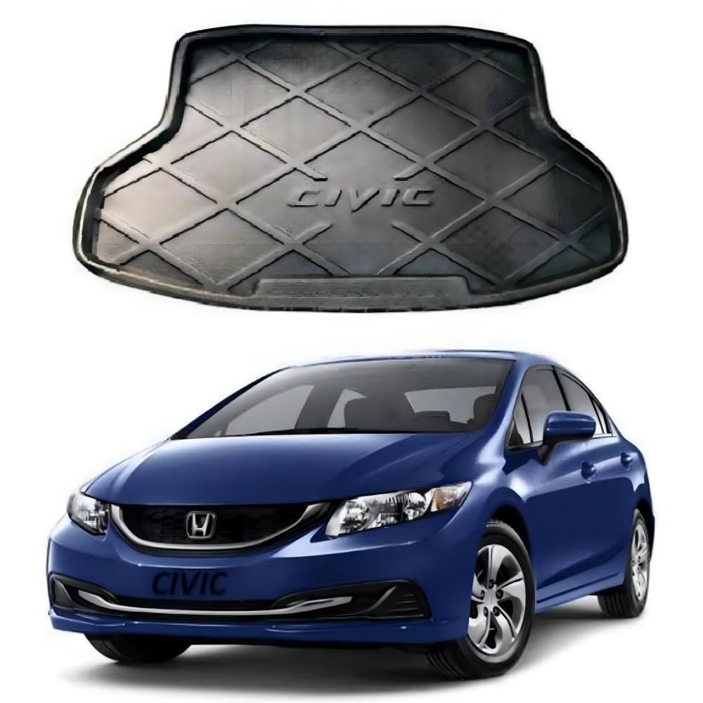 Honda Civic Reborn Black 7D Trunk Matt For 2006 - 2012