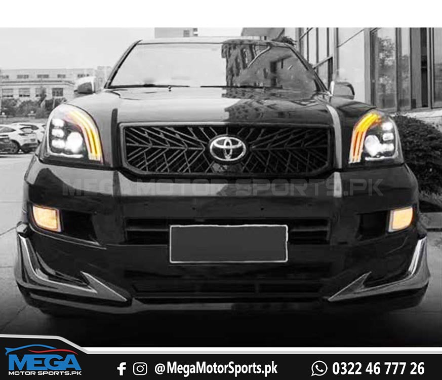 Toyota Prado FJ120 Front Modellista Bodykit For 2002 - 2008
