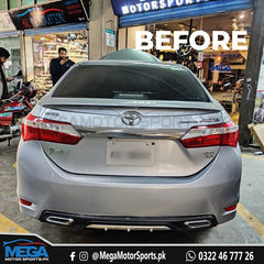 Toyota Corolla Lip Spoiler V1 - ABS Plastic 2015 - 2024